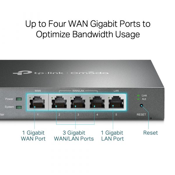 TP-Link ER605 – Omada Gigabit VPN-ruter - Bilde 3