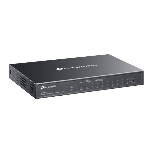 TP-Link ES210GMP – 10-porters Easy Managed PoE+ Switch med Omada-støtte - Bilde 4