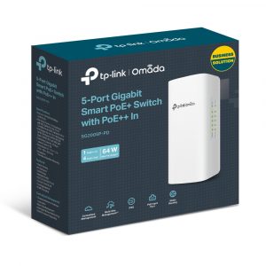 TP-Link SG2005P-PD – 5-porters Smart PoE++ Switch med Omada-støtte og utendørsbruk