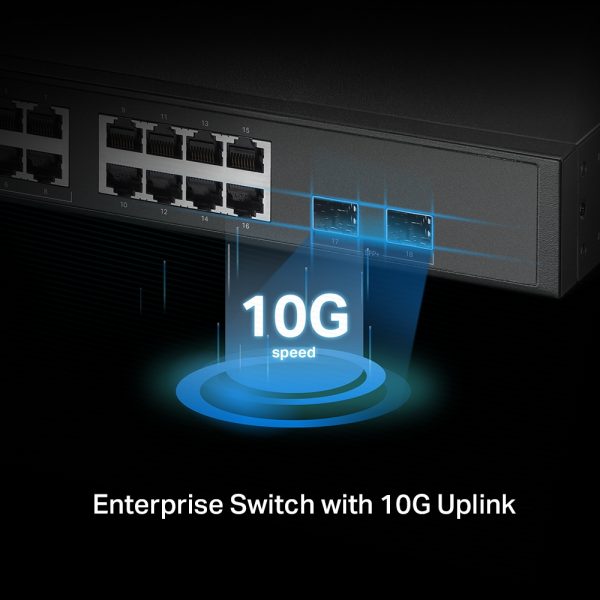 TP-Link SG3218XP-M2 – Kraftig Layer 3 PoE++ switch med 18 porter og 2.5G støtte - Bilde 2
