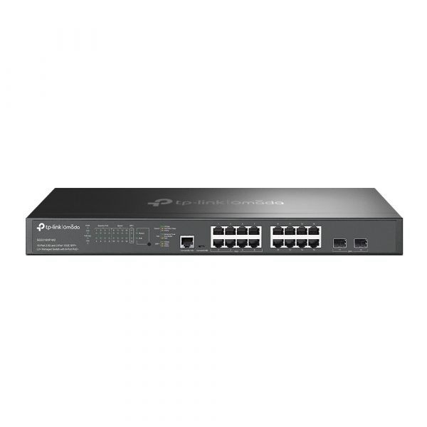 TP-Link SG3218XP-M2 – Kraftig Layer 3 PoE++ switch med 18 porter og 2.5G støtte